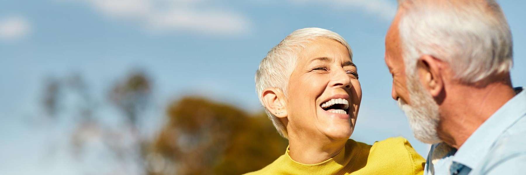 an elderly couple after getting Dental Implants in Ocala, FL